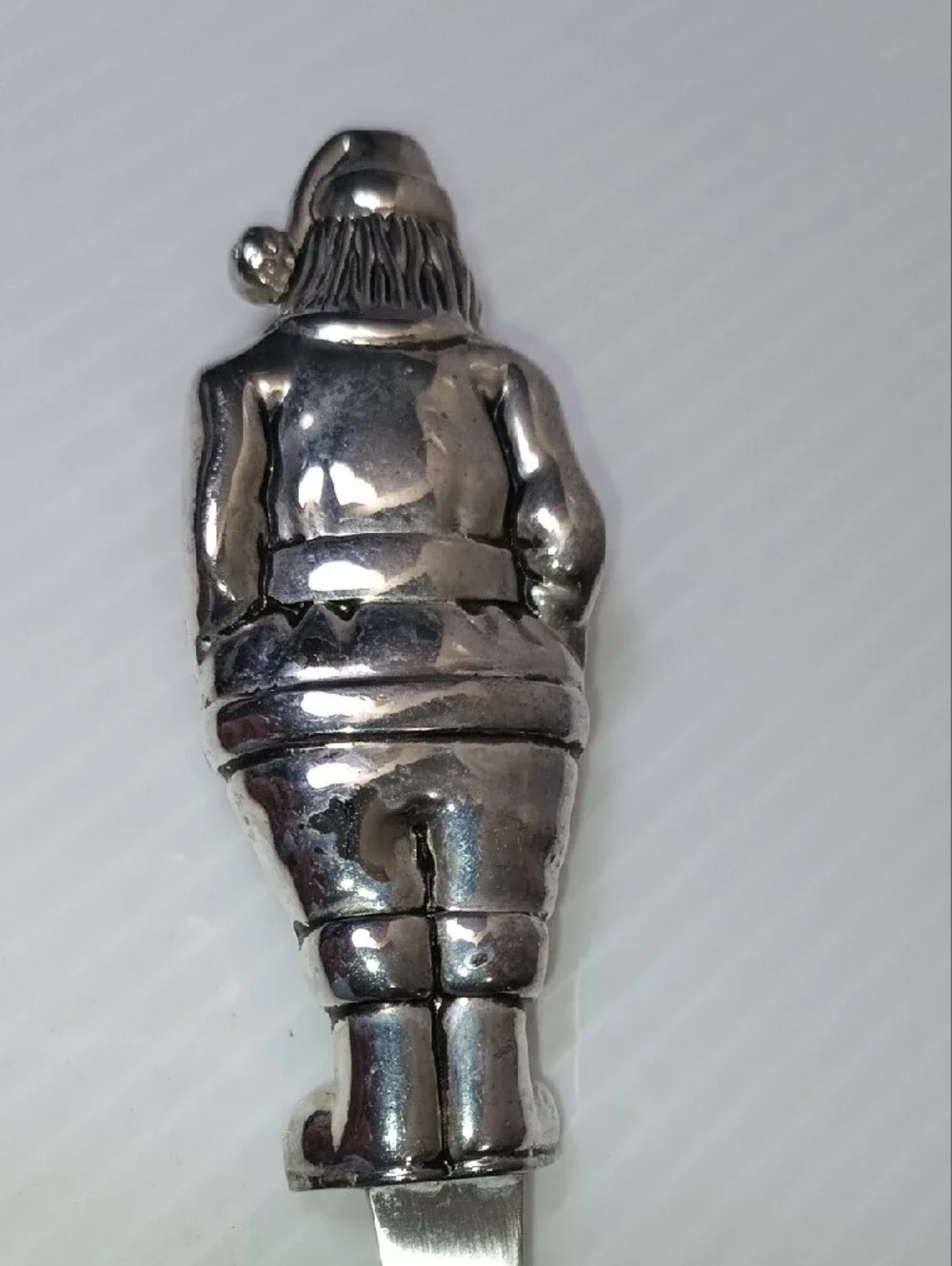 Vintage Wallace Silversmiths Holiday Santa Claus 3Piece Cheese Knife Serving Set